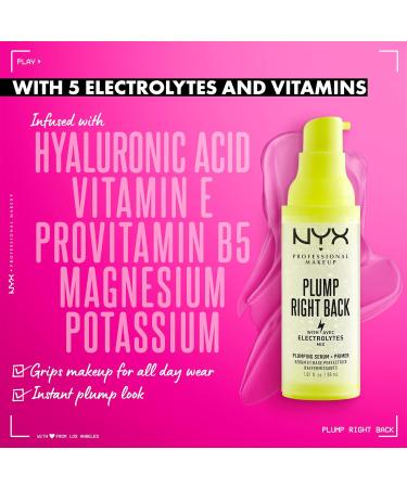 NYX Professional Makeup Primer & Serum Bundle - Hydrating Electrolyte Face Primer Medium Coverage Concealer Serum Natural Finish - 30ml + 9.6ml | Shop Now for Global Shipping - Buy Online on GoSupps.com