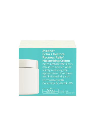 Aveeno Calm + Restore Redness Relief Moisturizing Cream 1.7 oz - Fragrance-Free for Sensitive Skin - Buy Online on GoSupps.com
