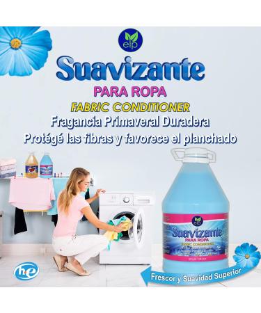 Suavizante Para Ropa - Liquid Fabric Softener 1/2 Gallon (64oz) | Premium Quality for Soft & Fresh Laundry - International Shipping Available - Buy Online on GoSupps.com