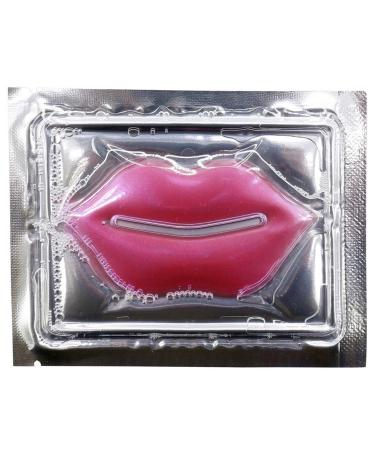 Ruzzut 30 PCS Pink Crystal Collagen Hydrogel Lip Mask Set - Moisturizing Lip Plumper Gel Pads for Dry Lips - Attractive and Sexy Lips | Rose Pink - Buy Online on GoSupps.com