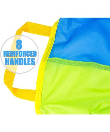 Play Platoon 6-Foot Kids' Parachute with 8 Handles - Multicolored Play Parachute - Buy Online on GoSupps.com