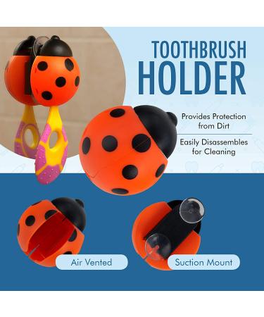 6 Pack - Baby Toothbrush  0-2 Years  Soft Bristles  BPA Free | Toddler Toothbrush  Infant Toothbrush  Training Toothbrush  Includes Free Toothbrush Holder - Buy Online on GoSupps.com