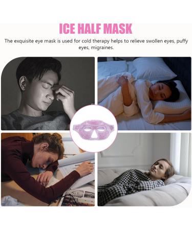 of 3 Half Reusable Cooling Eye Hot and Cold School Travel Sleeping Eye Swelling Relief Plaster Shape Set Blindfold Face - Buy Online on GoSupps.com
