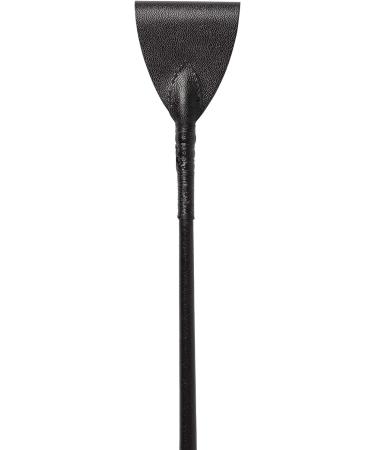 Huntley Equestrian 18 Inch Leather Jumping Bat Riding Crop - Handcrafted in England - Black Leather Handle - Buy Online on GoSupps.com