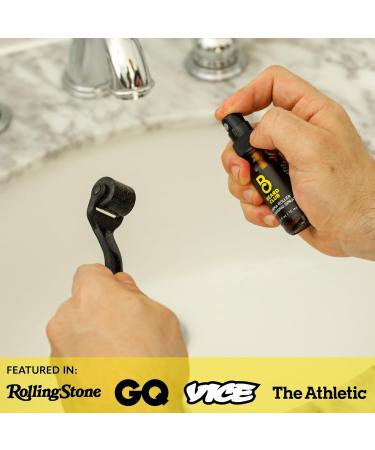 Beard Club Derma Roller Replacement Head & Cleansing Spray - 0.3mm Titanium Microneedles for Prolonged Use | Buy Now - Buy Online on GoSupps.com