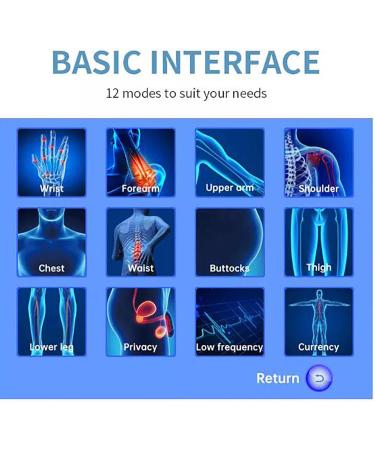Shop Bative Shock Wave Therapy Device - 11 Massage Heads 12 Modes & Intelligent Heat for Effective Rehabilitation | International Shipping Available - Buy Online on GoSupps.com