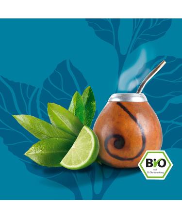 Bad Heilbrunner Bio Limette + Mate Tea - Classic South American Mate with Turmeric - 5x15 Filter Bags - Harmonious Flavor Experience - Buy Online on GoSupps.com