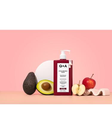 Q+A Hyaluronic Acid Post-Shower Moisturiser with Avocado and Hazelnut Oils - 250ml - Buy Online on GoSupps.com
