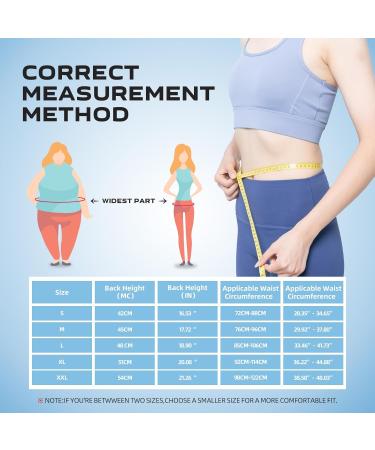 Posture Corrector for Men & Women - Adjustable Back Brace for Lumbar Support & Pain Relief - Size L Black - Buy Online on GoSupps.com