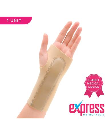 Medically Approved Neoprene Wrist Support Splint - Small Size (12-15cm) - Right Hand - Express Orthopaedic for Carpal Tunnel, RSI, Arthritis - Buy Online on GoSupps.com