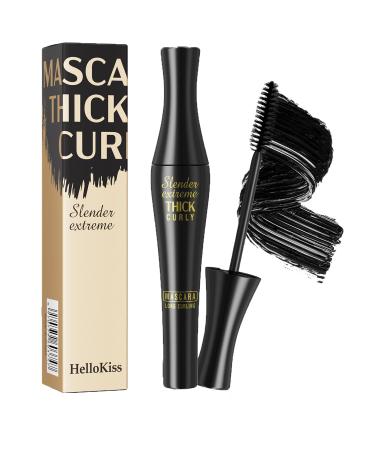 BEENLE Mascara waterproof volume eye black black durable eye black black natural volume and length antilubrication no flakes no clumps use all day