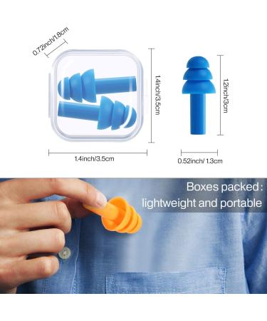 24 Pairs Waterproof Silicone Ear Plugs for Adults & Kids - Noise Reduction & Reusable Earplugs for Sleeping, Swimming, Concerts - Assorted Vivid Colors - Buy Online on GoSupps.com