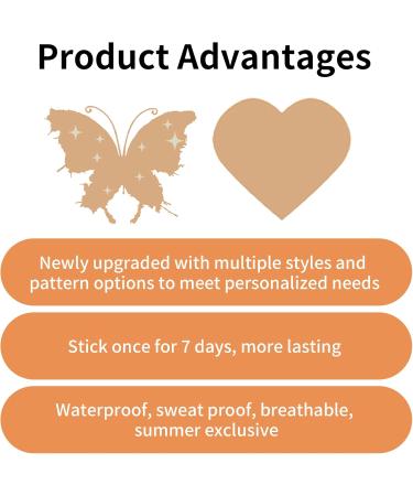 20pcs Invisible Concealer Stickers Combo Pack Tattoo Cover Up Patch Overing Patch Fins Pour Cacher Cicatrices Tatouages Et Taches De Naissance Convient aux Teints Clairs cream 15 - Buy Online on GoSupps.com