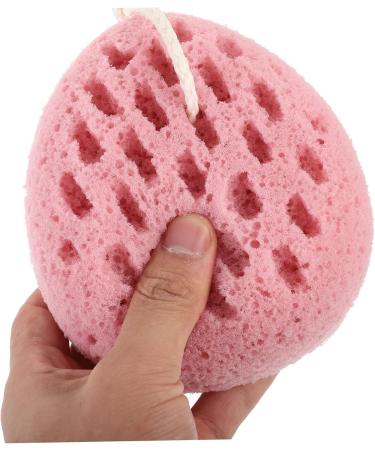 KOMBIUDA Bath Sponge Ball Body Scrub Sponge Mesh Pouf Bath Scrunchies Loofah Scrub Body Sponges for Shower Sponge Loofah Scrubber Exfoliating Sponge Cute Bath Wipe Polyurethane Child Pink - Buy Online on GoSupps.com