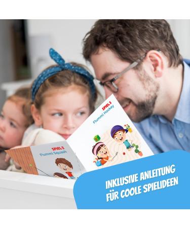 Smalltober Premium Flummi Set - 9 Medium 35mm Jump Balls & Game Ideas for Kids' Birthdays - Perfect for Child Guests! - Buy Online on GoSupps.com