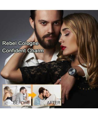 Rebel Phero_mone Perfumes for Men 2024 New Rebel by Alloura for Men Men's Long Lasting Fragrance Cologne Increase Self Confidence and Self Enhance (2PCS) - Buy Online on GoSupps.com