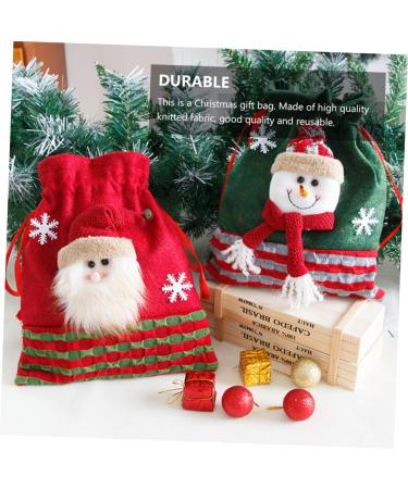 Abaodam 1 pc Present Fabric Decorative Christmas Knitted Bag Pendant Apple Retro Tree Felt Storage 1 count (Pack of 1) Green - Buy Online on GoSupps.com