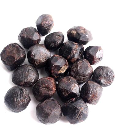 3pcs Natural Garnet Crystal Stone Raw Original Tumbled Stone Red Wine Rough Stones Specimen Minerals - (Color: 3pcs) Full of Texture - Buy Online on GoSupps.com