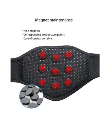 Self-Warming Tourmaline Neck Collar - Magnetic Pain Relief for Neck Shoulder & Muscle Discomfort | International Shipping Available - Buy Online on GoSupps.com