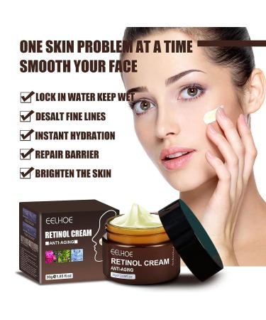 Retinol Anti-Aging Cream with Hyaluronic Acid & Vitamin C - 1.05 oz - Buy Online on GoSupps.com