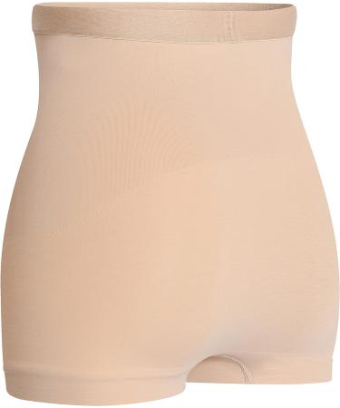 Corsinel Support Linen Low Women's Boxer Shorts for Stoma & Hernia | Maximum Support Damen Underpants for Umbilical Scar & Inguinal Hernia | Reliable Protection in Beige - Buy Online on GoSupps.com
