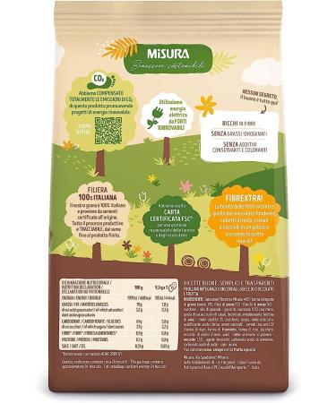  Italian Gourmet E.R. Misura Integrali Fibrextra Muesli Whole Biscuits with Cereal Chocolate and Fruit Drops 100% Whole Wheat Flour High in Fibre 230 g Set of 6 - Buy Online on GoSupps.com