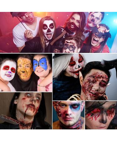 AFFLANO Special Effects Stage Halloween Makeup Kit - SFX Face & Body Painting Set with Scar Wax, Blood, Sponge & Spatula - Perfect for Zombie Festival & Theatrical Wounds - Buy Online on GoSupps.com