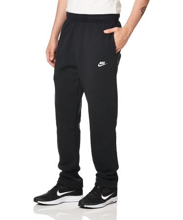 Nike Men's NSW Club Pant Open Hem Black/Black/White - Medium - Buy Online on GoSupps.com
