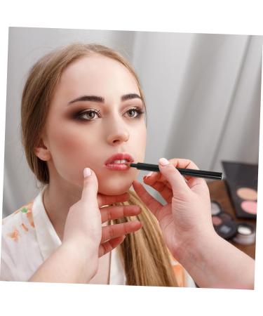 minkissy Portable Retractable Lip Brush Lip Applicators Makeup Brush for Women Cosmetics Brush Lip Brush for Women Makeup Tools Lip Makeup Lip Gloss Brush Smudge Stick Artificial Fiber Lips 13.40X0.90X0.90CM Black - Buy Online on GoSupps.com