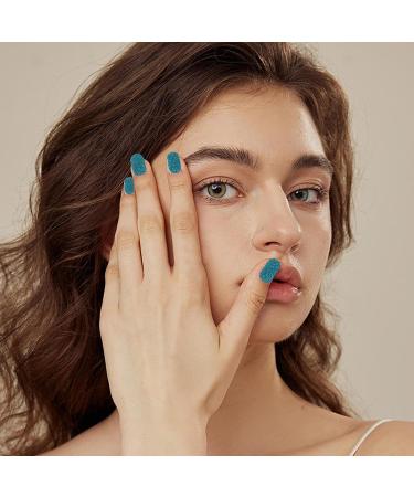 Siopob Nail Polish Stickers | Gel Nail Wraps | Semi Cured Nail Wraps For Women Glitter Nail Polish Strips Adhesive Nail P-olish Stickers Gel Nail Strips Stickers On Nails Ss029 - Buy Online on GoSupps.com