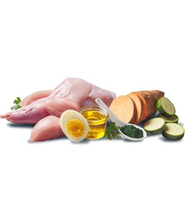 Doggy Dog Pat Pack of 6 cans of 400 g of wet food for dogs with chicken and rabbit without cereals with salmon oil and green-lipped mussel complete food with sweet potato and - Buy Online on GoSupps.com