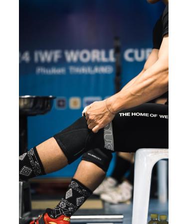 Buy 7mm Neoprene Knee Sleeves for Men & Women - Optimal Support for Weightlifting Squats & Powerlifting - International Shipping Available - Buy Online on GoSupps.com