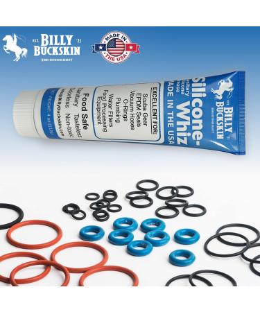 Silicone Grease  Silicone Grease for O Rings  Food Grade Sanitary Lubricant  Machine Lube  Scuba Grease  Plumbers Grease  Valve Sealant  Diving Lube  Billy Buckskin Co. Silicone-Whiz XL 4 oz. (Tube) - Buy Online on GoSupps.com