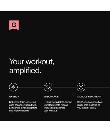 Gainful Pre Workout Powder - Strawberry Lemonade - 10 Servings (Caffeinated) - Buy Online on GoSupps.com