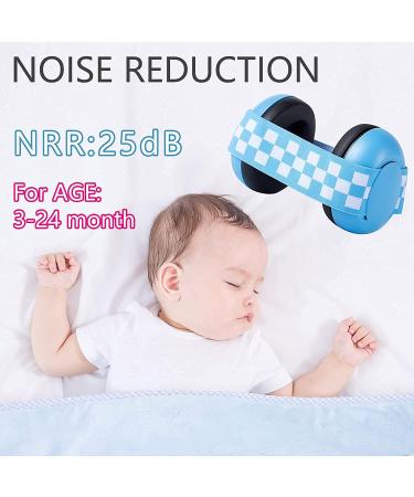 Baby Ear Protection Noise Cancelling Adjustable Noise Reduction Baby Safety Earmuffs Headphone-Ages 3-24+ Months Blue-1PCS - Buy Online on GoSupps.com