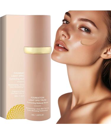 4-in-1 Makeup Primer - Full Coverage Liquid Makeup Primer with SPF 50+ | Multifunctional Primer Waterproof Corrective Primer Moisturizing Beauty Makeup for Sports - Buy Online on GoSupps.com