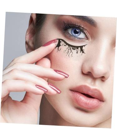 FOYTOKI 4 Pairs Halloween Eyeliner Stickers Festival Eyeshadow Sticker Face Stickers Halloween Stickers Pvc - Buy Online on GoSupps.com