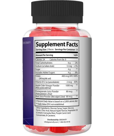 GREENVIFY Royal Keto ACV Gummies - Shark Keto Approved 1 Extra Strength Formula for Weight Loss & Detox (60 Gummies) - Buy Online on GoSupps.com