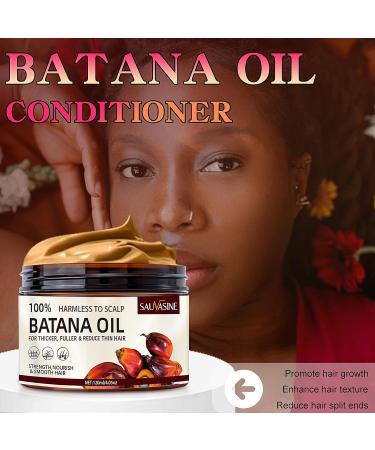 Batana Oil for Hair - Unrefined Batana Oil from Honduras for Healthier Thicker Fuller Hair - Organic Batana Oil - 4.05 oz - Buy Online on GoSupps.com