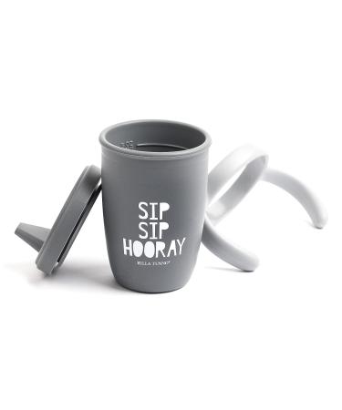 Bella Tunno Happy Sippy Cup - 6+ Months | Non-Toxic Silicone | BPA Free | Sip Sip Hooray - 8 oz - Buy Online on GoSupps.com