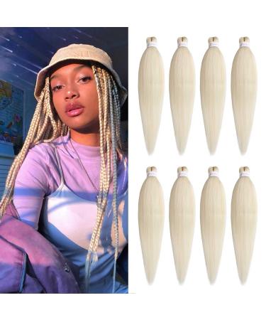 Xtrend 20 Inch 8 Packs Pre Stretched Braiding Hair Blonde Braiding Hair Pre Stretched Yaki Texture Pre-stretched Braids Hair Professional Synthetic Hair Extension Itch Free Hot Water Setting 613# 20 Inch (Pack of 8) 613# - Buy Online on GoSupps.com