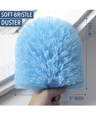 Eversprout Twist-On Cobweb Duster | Soft Bristles for Indoor & Outdoor Use | Fits 3/4 inch Threaded Poles | Spiderweb Brush Attachment | Pole Sold Separately - Buy Online on GoSupps.com