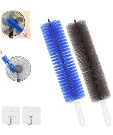 2Pcs Flexible Fan Dusting Brush(Non-Disassembly Cleaning) Bendable Dusting Brush for Electric Fan Multifunctional Cleaning Brushes for Household Use