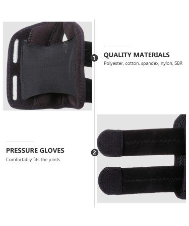 Buy Healifty Two-Way Compression Wrist Brace for Carpal Tunnel - Adjustable Support & Pain Relief - Black Right Hand - Buy Online on GoSupps.com