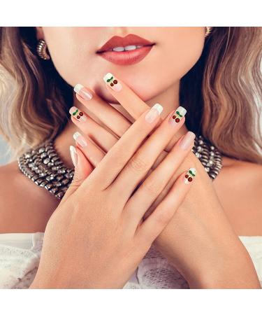 Accessories Nail Supplies Jewelry 3D Charms Nails Decoration Cherry pattern Rhinestones Nails Art - Buy Online on GoSupps.com
