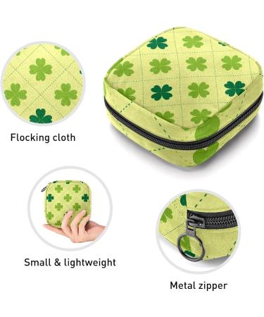Four Leaf Clover Sanitary Napkin Storage Bag - Portable Period Pouch for Women - Multi-Colored - 1Pc - Buy Online on GoSupps.com