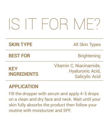Hydrating Niacinamide with Salicylic Acid Serum for Face | Dark Spot Corrector & Plump Skin | 1 fl. oz Made in Europe - Buy Online on GoSupps.com