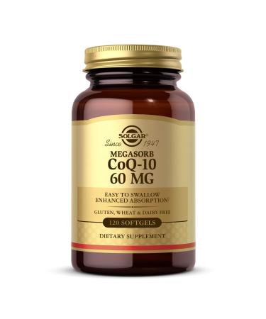Solgar Megasorb CoQ-10 60 mg 120 Softgels