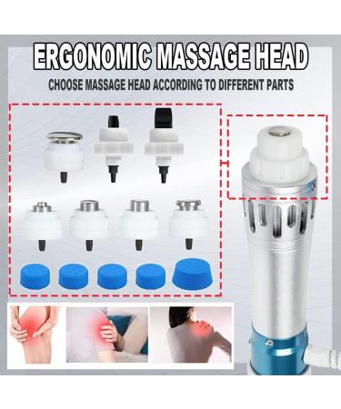 Portable Shock Wave Therapy Device CE Approved ED Treatment & Deep Tissue Massage for Pain Relief in Neck Back Shoulders & Feet - Buy Online on GoSupps.com