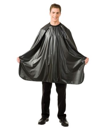 Betty Dain Magnum Shampoo Cape with Touch-and-Close Fastener, Durable, Waterproof, Stain-Resistant Vinyl, Oversized Dimensions, 54 inches wide x 66 inches long, Black - Buy Online on GoSupps.com